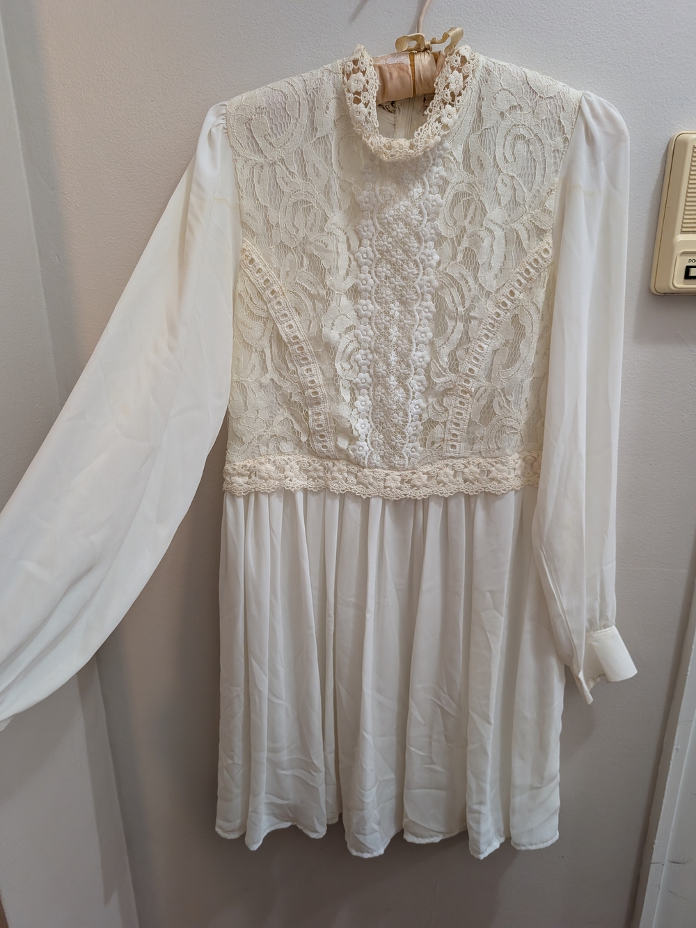 Vintage White Lace Dress
